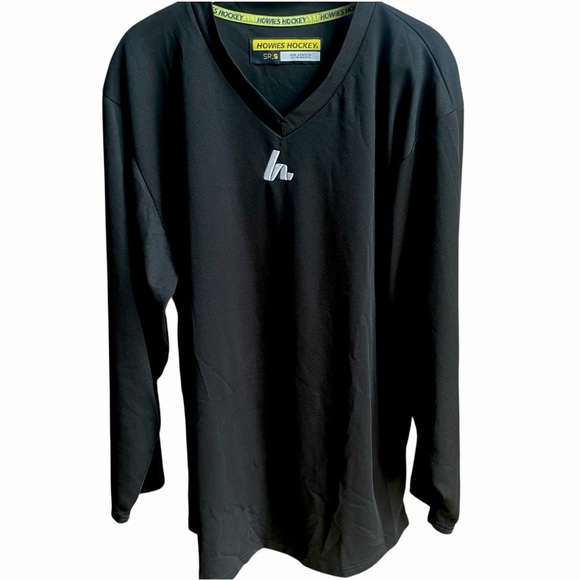 Howies Hockey Jersey Mens Black Long Sleeve Jersey #9 Size SR. S or Senior Small - Picture 1 of 9